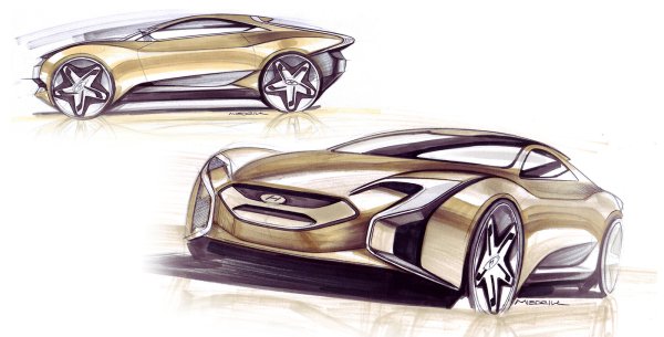 Машина скетч маркерами