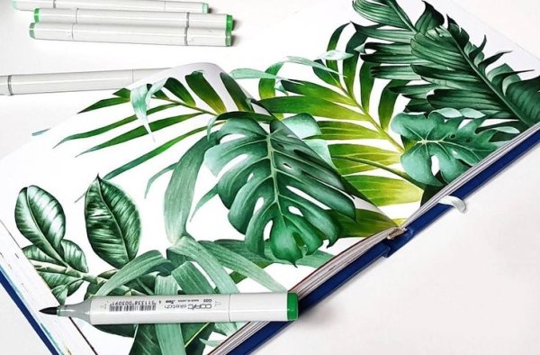 Стилизованные осенние листья