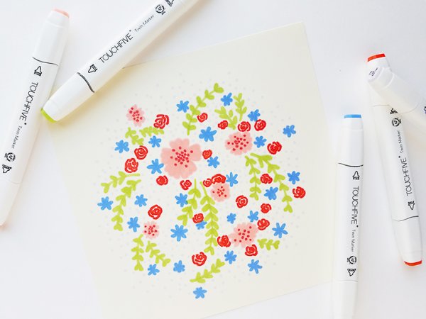 Красивые рисунки маркерами