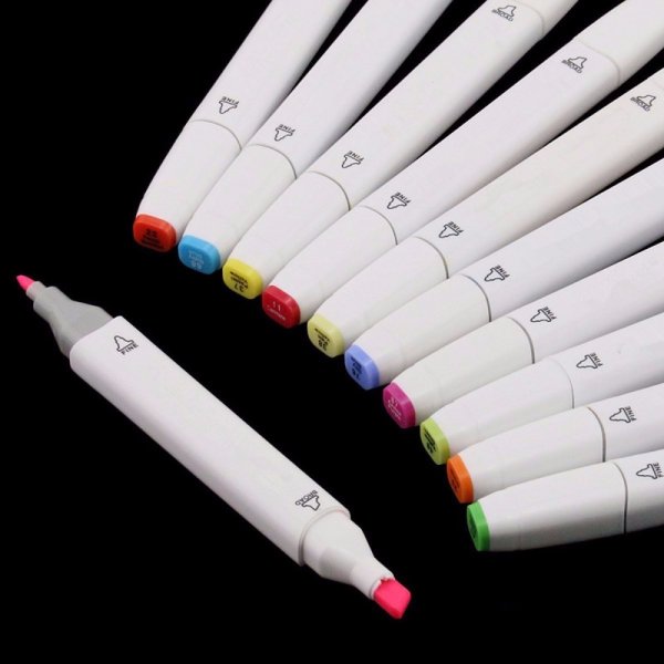 Пронумерованные цвета маркеров