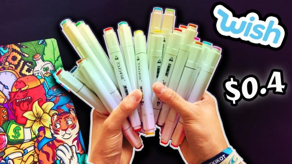 Солнце маркерами тач файф