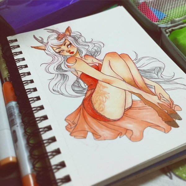 Скетчбуки для рисования маркерами