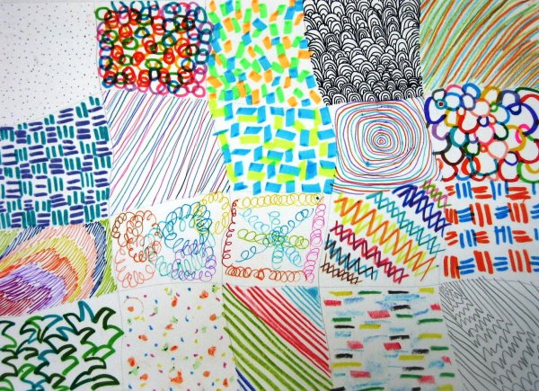 Рисование акварелью и фломастерами