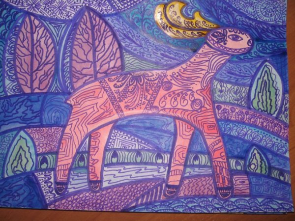 Техники рисования фломастерами