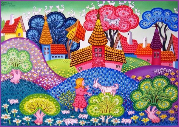 Сказочные картины Ласло Кодай