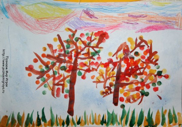 Осенний Вернисаж рисунки детей