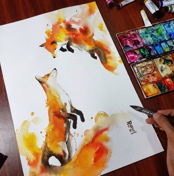 Идеи для рисования акварелью