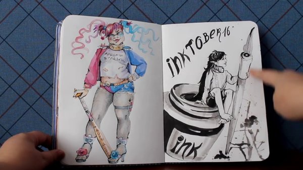 Рисунки для скетчбука девушки