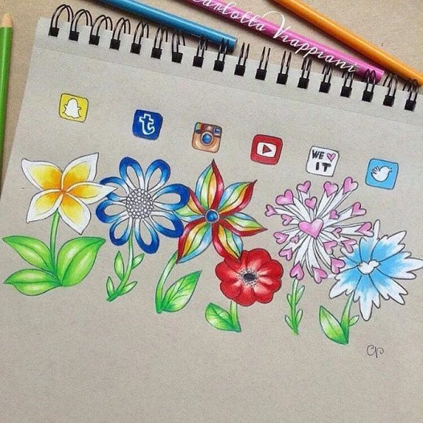 Рисунки для скетц ьука