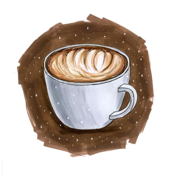 Кофейный скетч
