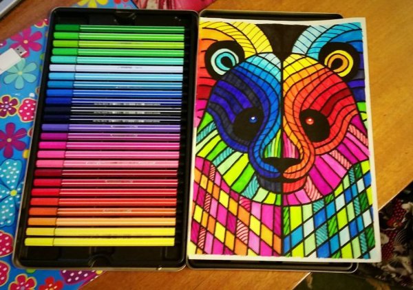 Рисунки для срисовки фломастерами