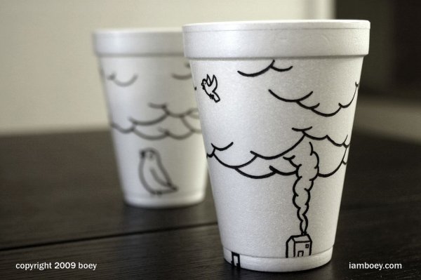 Расрисованфе стаканчики