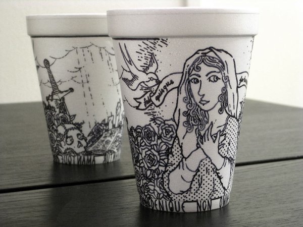 Стаканчик кофе арт