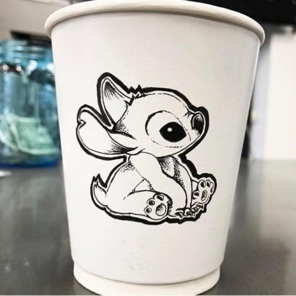 Разрисованные стаканчики для кофе