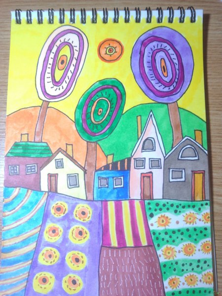 Идеи для детских рисунков фломастерами