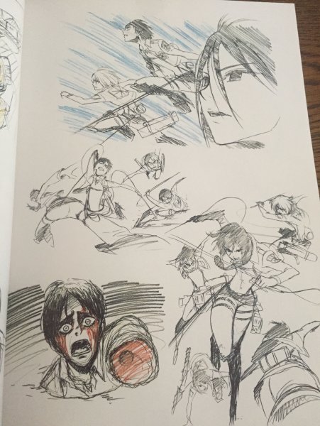 Атака титанов Раскадровка