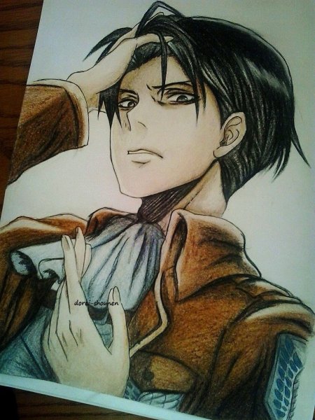 Леви Аккерман арт реалистичный