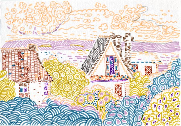 Рисование фломастерами для детей