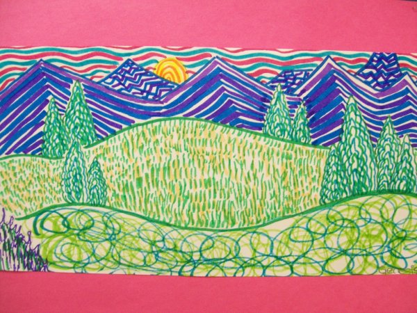 Ритмы линей в изобразительном искусстве