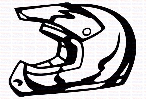 Motocross шлем vector