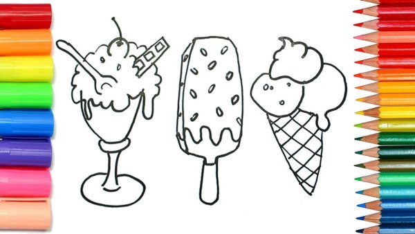 Лёгкие рисунки фломастерами