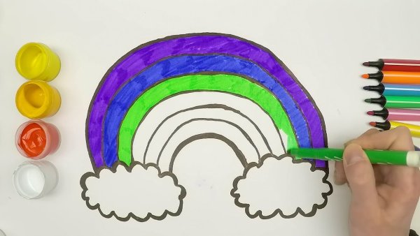 Поделка Радуга для детей 4-5 лет
