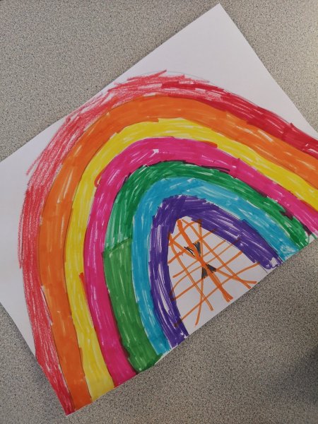 Рисунки разноцветные легкие