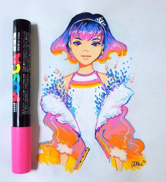 Водные маркеры для рисования