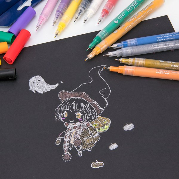 Акриловые маркеры для рисования