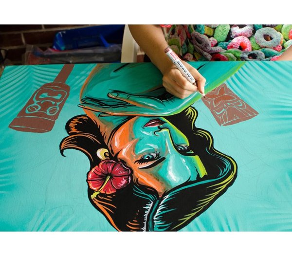 Иллюстрации маркерами Posca