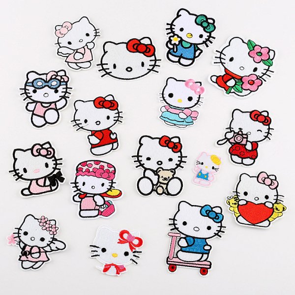 Наклейки для срисовки Хеллоу Китти