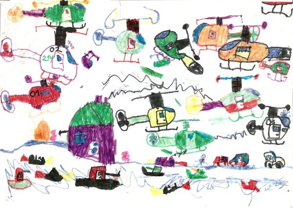 Рисунки фломастерами про войну