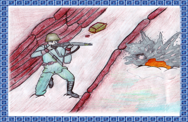 Рисунки про войну легкие