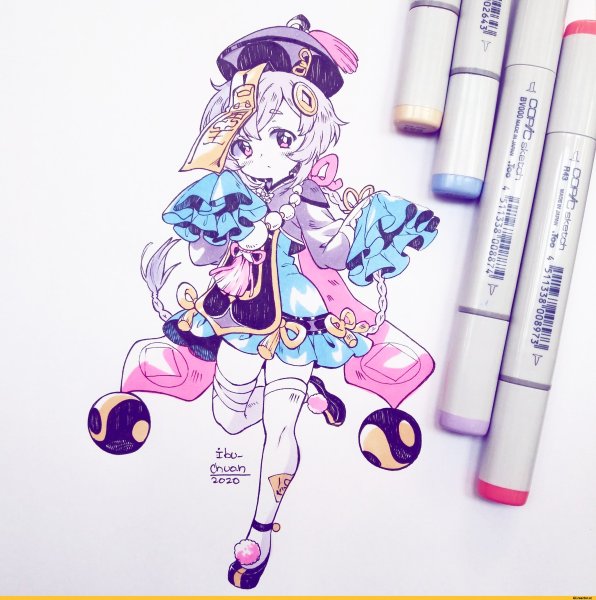 Нарисовать Геншин Импакт