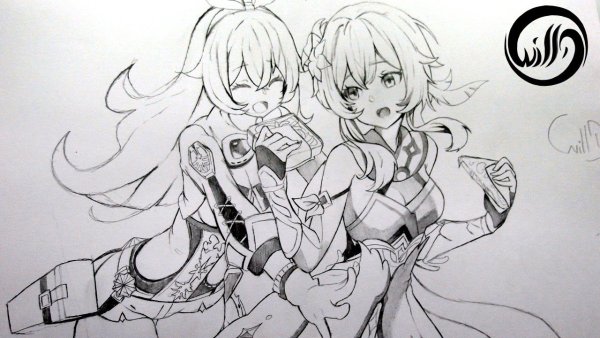 Альбедо скетч Геншин