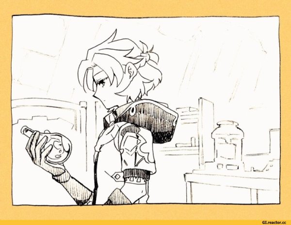 Геншин для срисовки