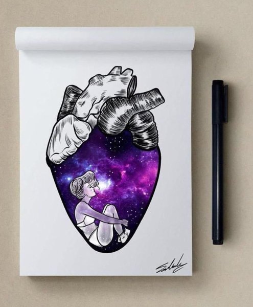 Космос арт идеи