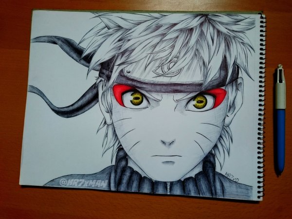 Скетчбук для рисования Наруто