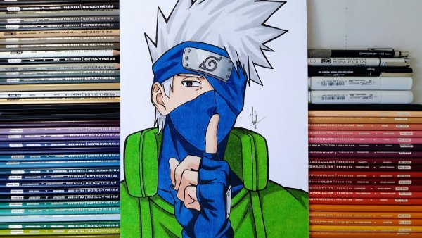 Какаши Speed drawing