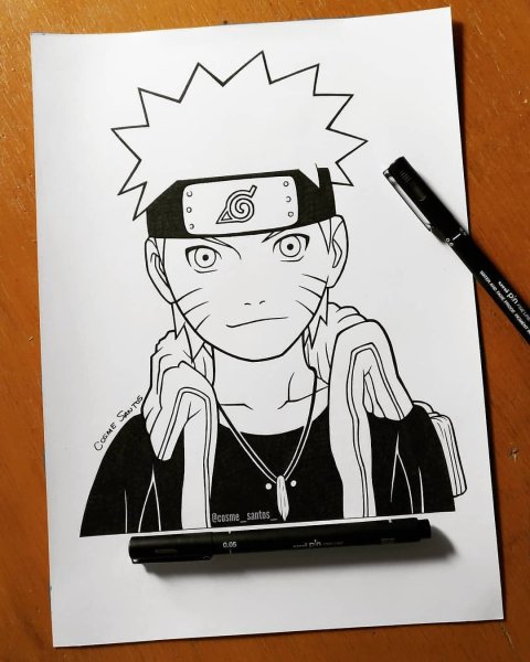 Naruto наполовину Kurama