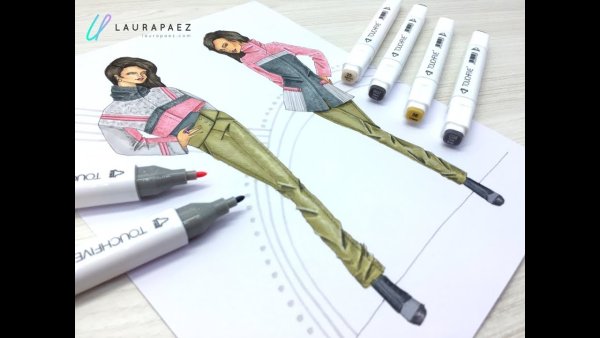 Рисунки маркерами Touch легкие