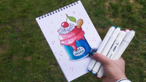 Фломастеры для рисования аниме