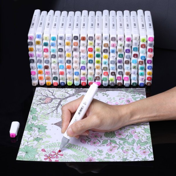 Скетчи маркерами мультяшки