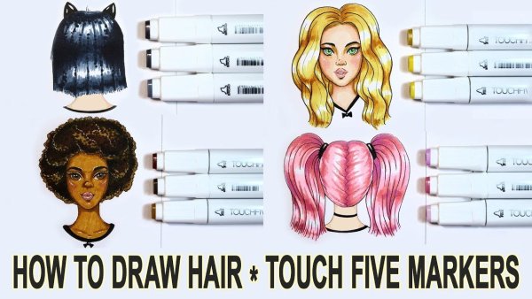 Маркеры TOUCHNEW рисунок Звездочка Баттерфляй