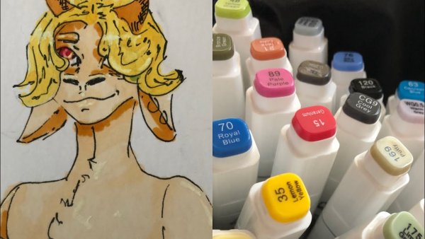 Рисунки маркерами TOUCHFIVE