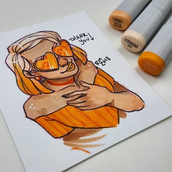 Арты маркерами Copic Sketch
