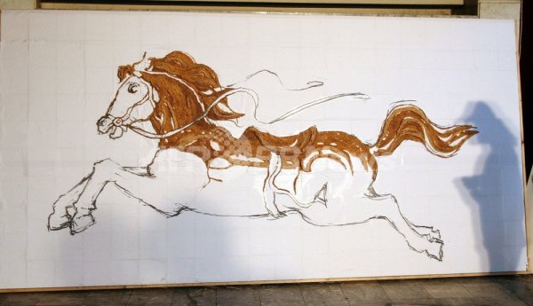 Рисунки лошадей фломастерами