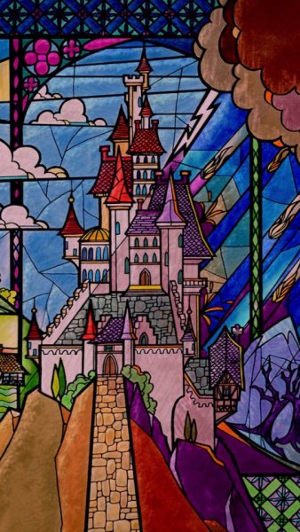 Анжерский замок витражи