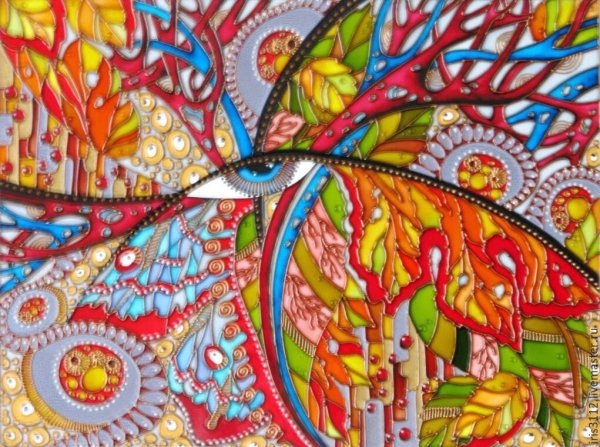 Витраж осень