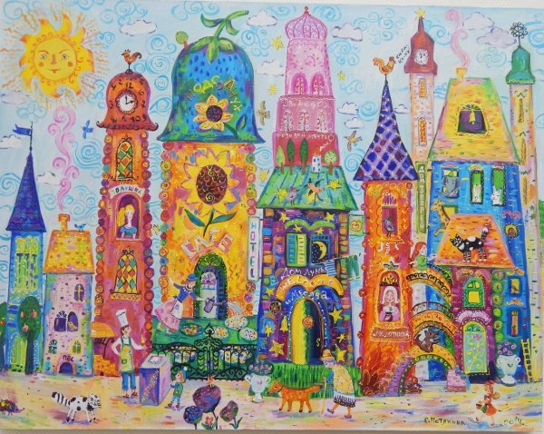 Красивые рисунки фломастерами